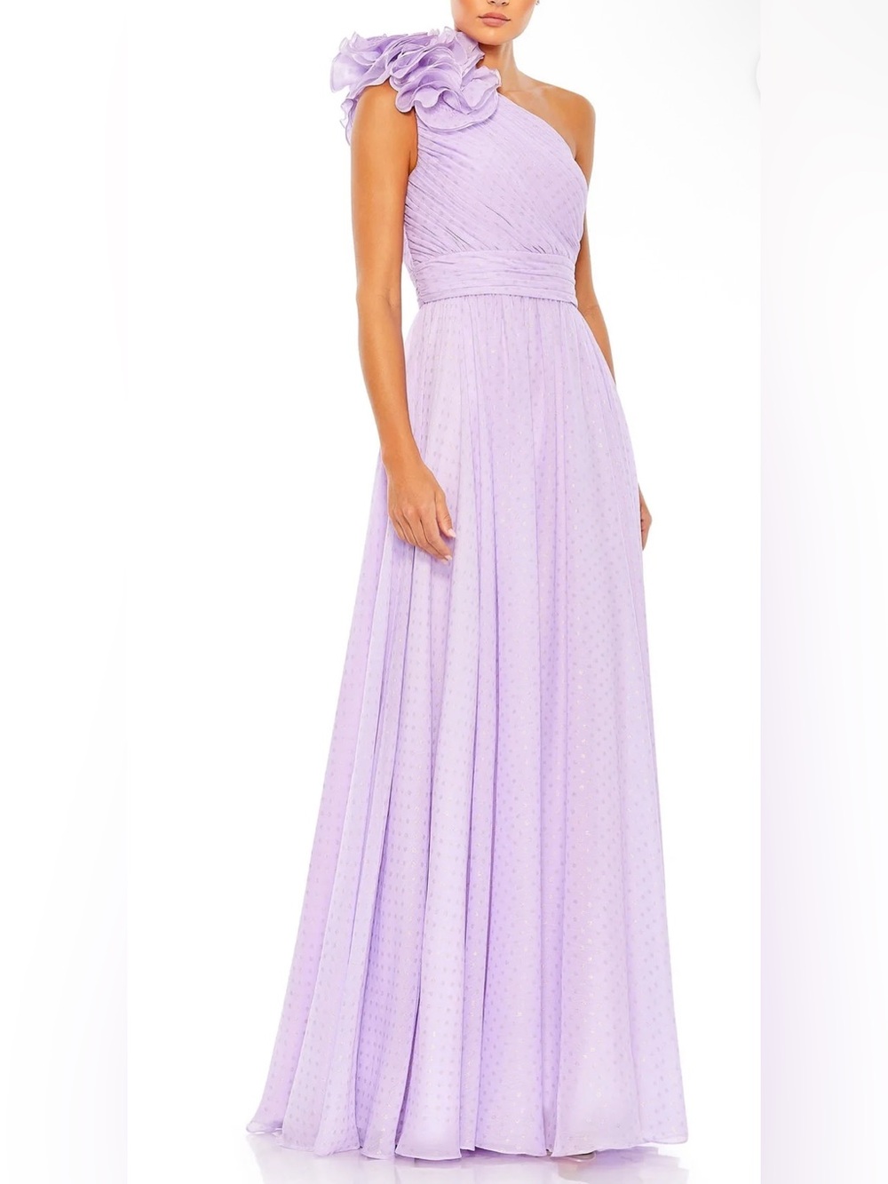 Mac Duggal One-Shoulder Gown